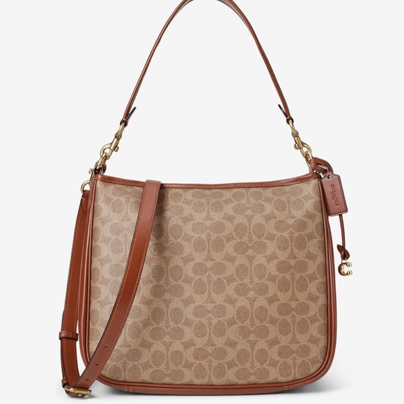 Coach Handbags - Coach Retail Coated Canvas Signature Cary Shoulder Bag NWT